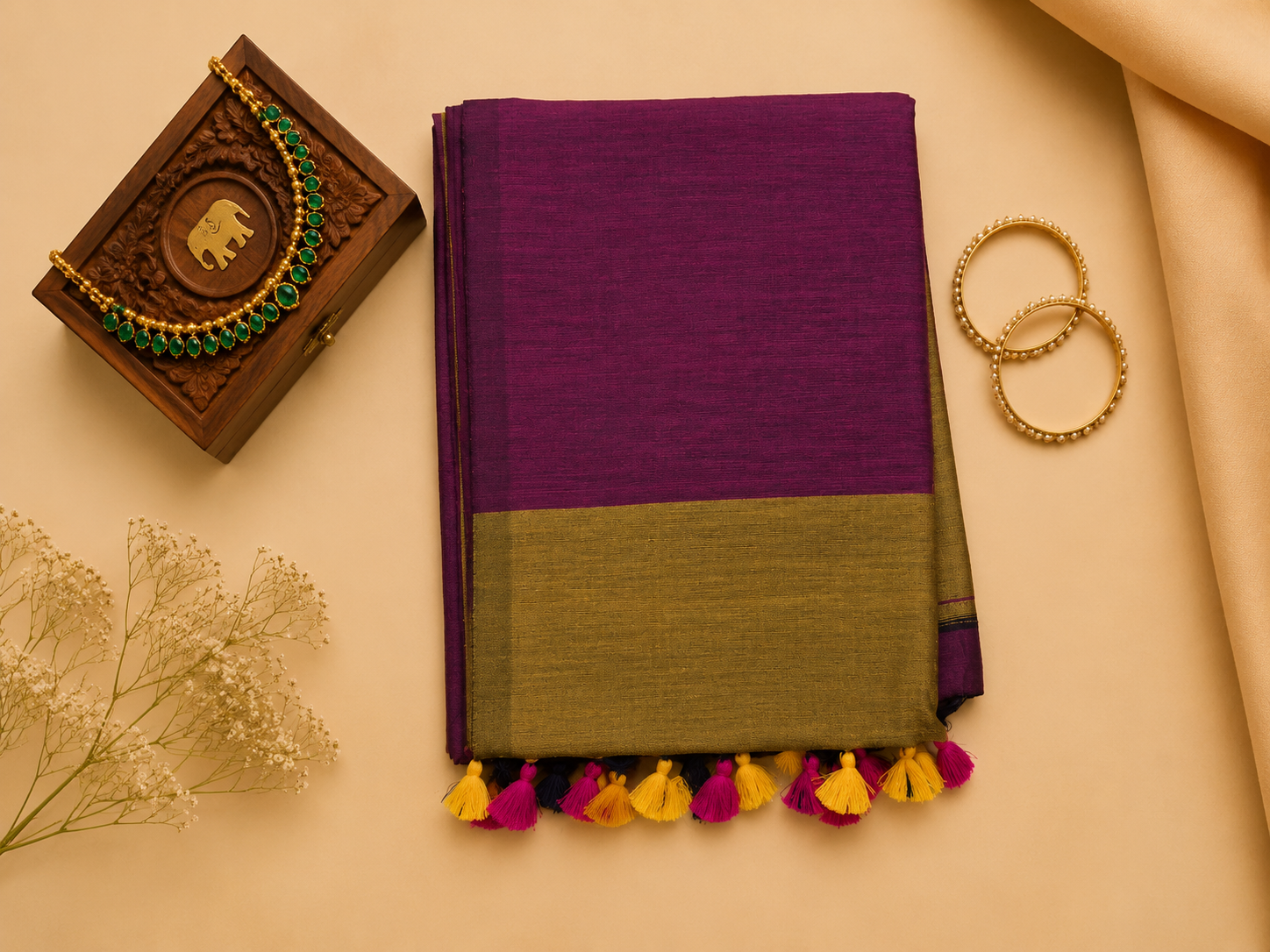 Bengal Tissue Sarees(khadhi)