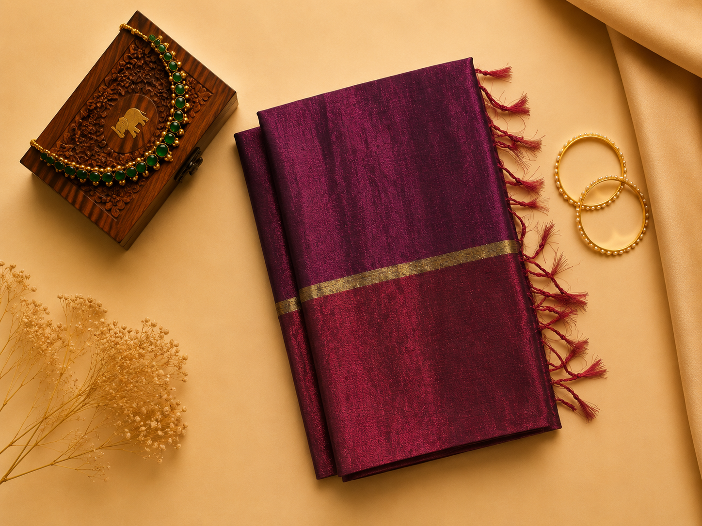 Khadhi Tissue Saree