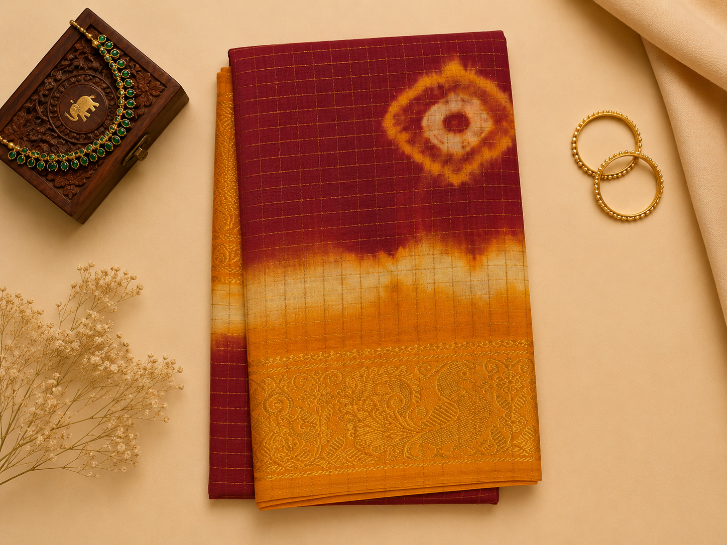 Madurai Sungudi Bhandhini Design