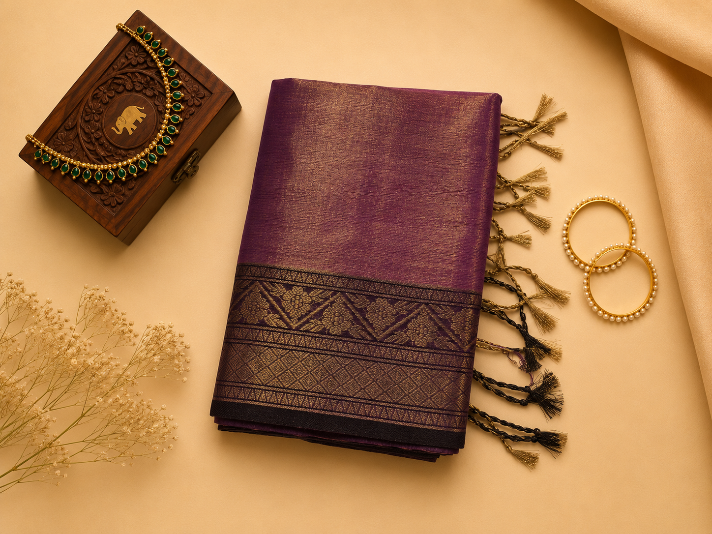 Bengal Tissue Banarasi Boarder