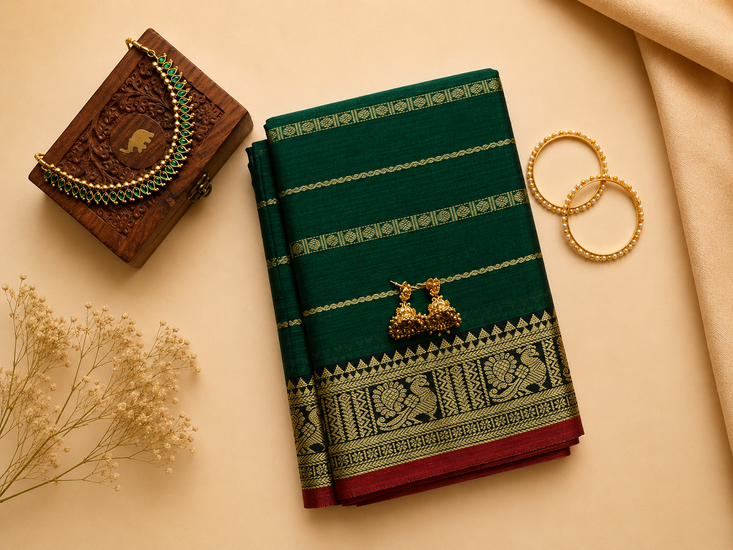 Narayanpethu Veldhari Design Saree