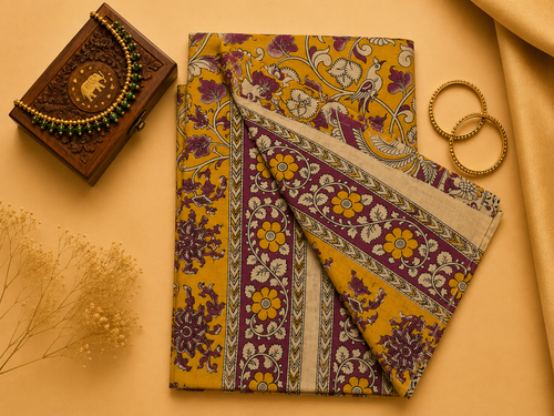 Kalamkari Cotton Saree