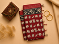 Linen Handblock Saree (Jaipur Saree)