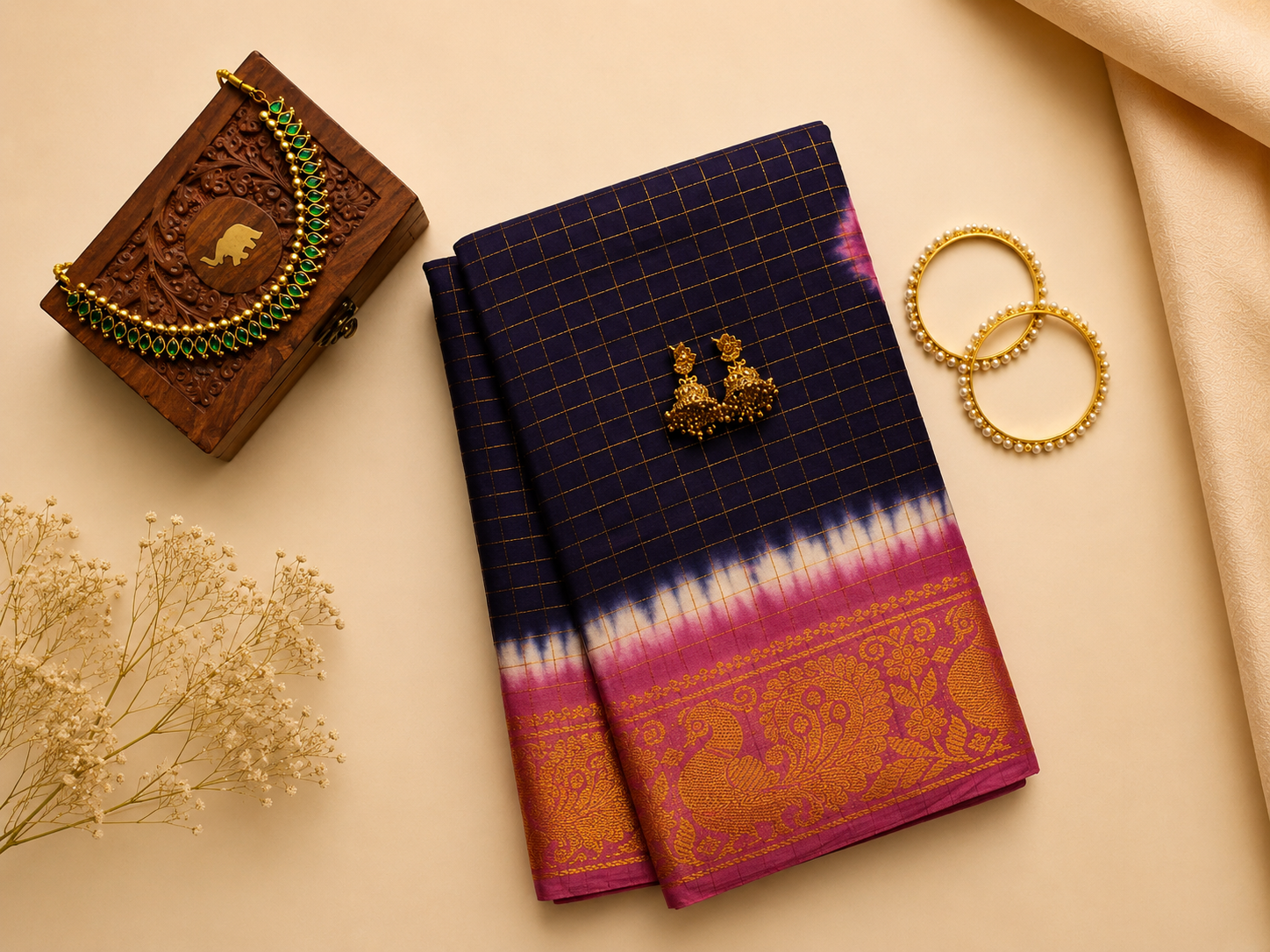 Madurai Sungudi Bhandhini Design