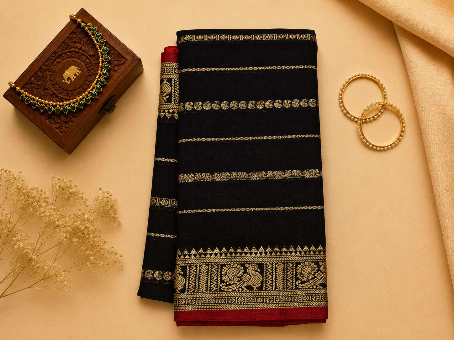 Narayanpethu Veldhari Design Saree