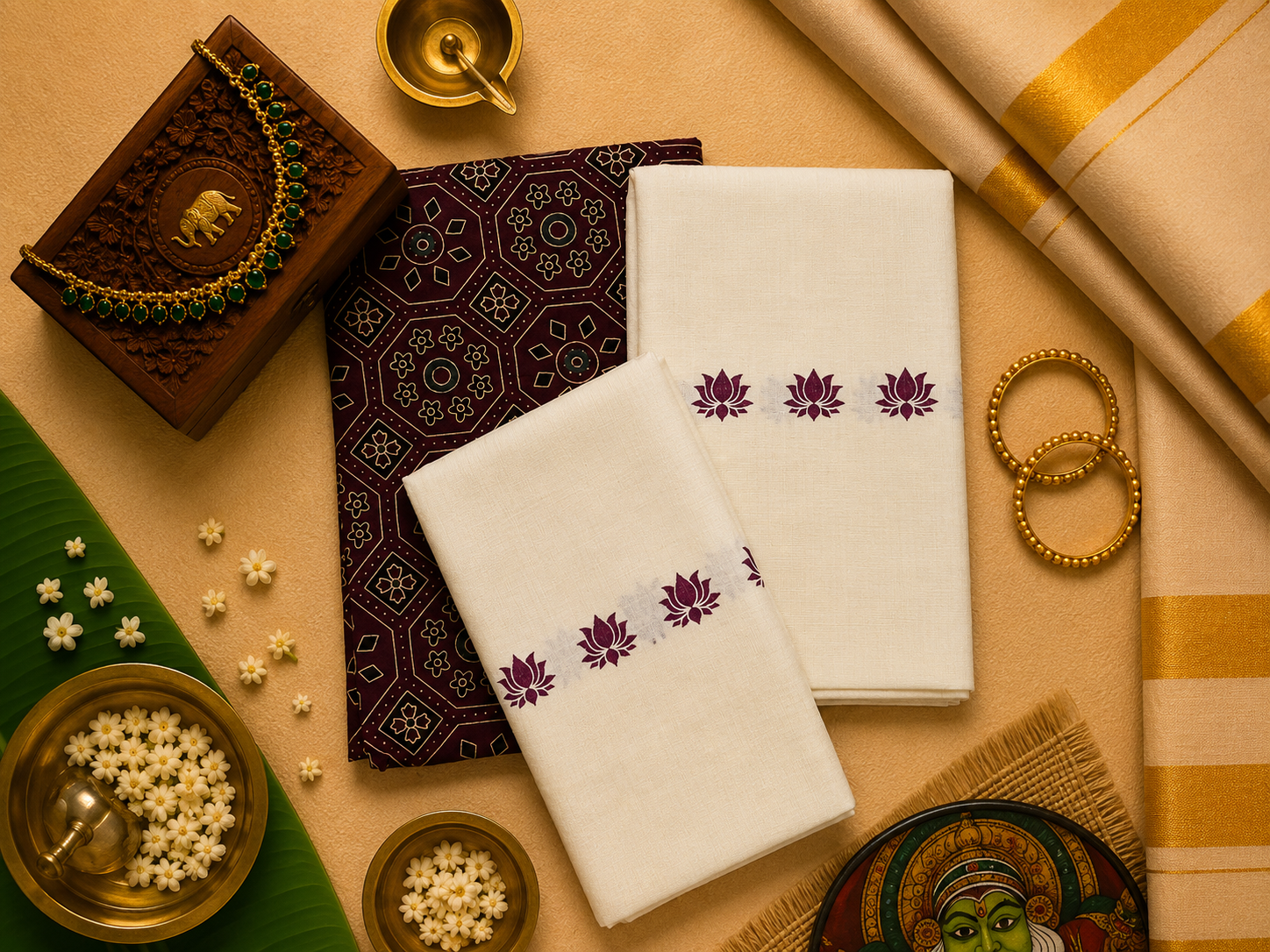 Set Mundu (with custom printing)