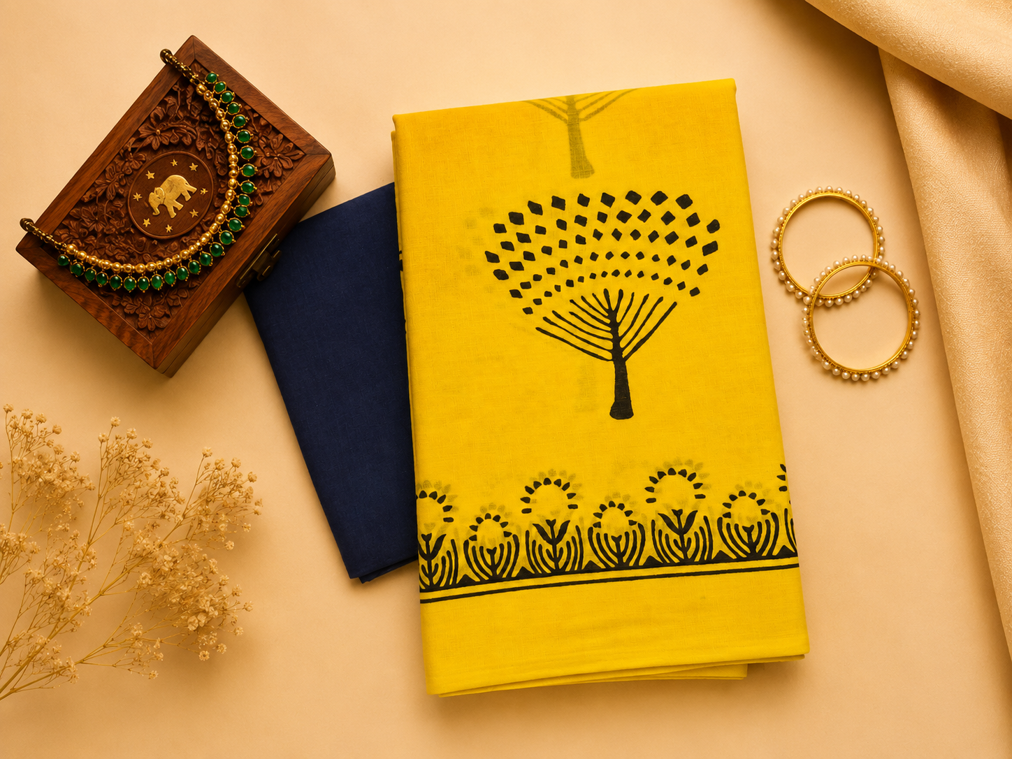 Mulcotton Daily Wear Saree
