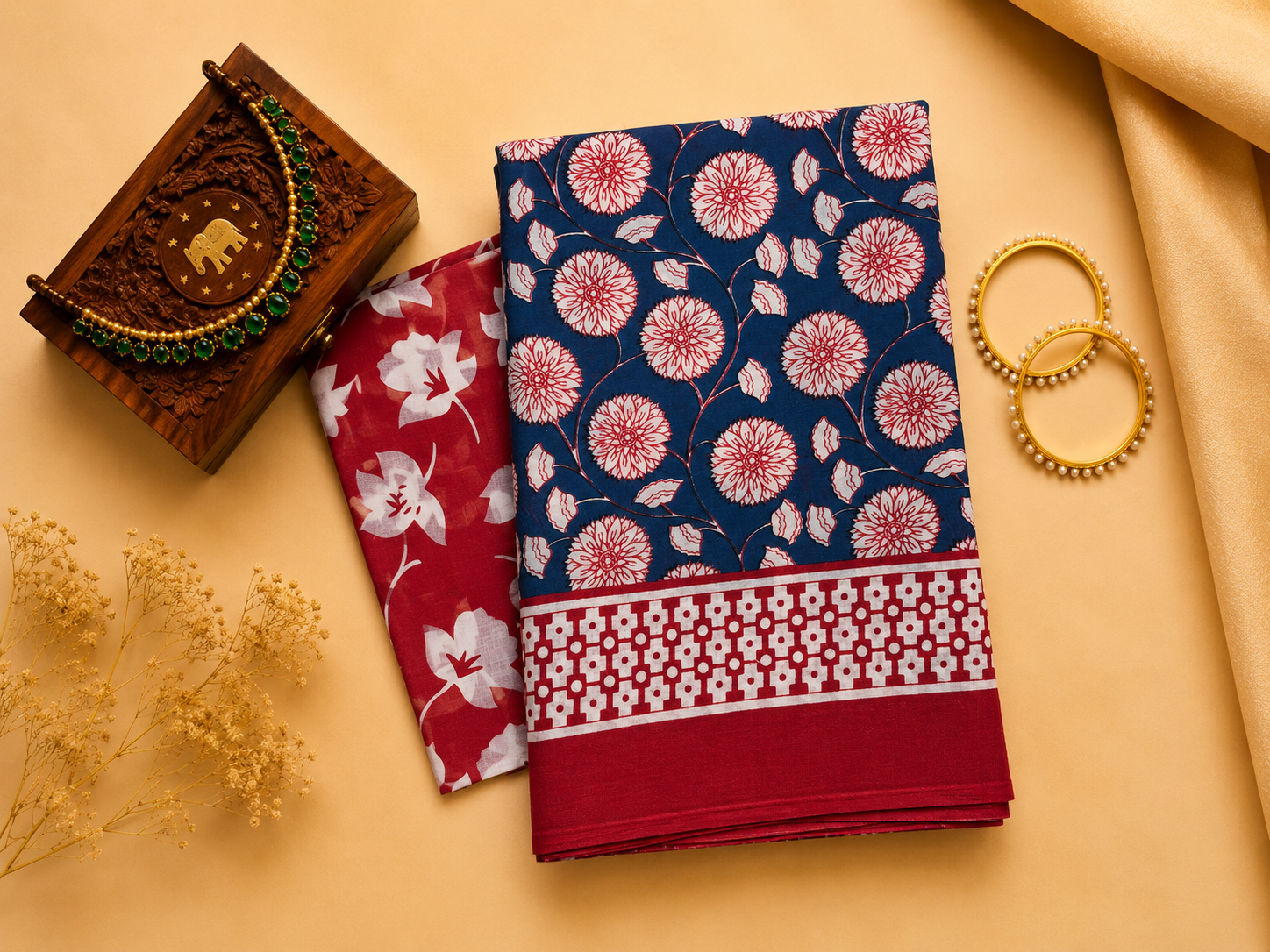 Mulcotton Daily Wear Saree