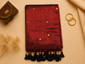 Khadhi Tissue Saree (Red)
