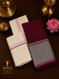 Puliyilakkara SetMundu + Narayanpet Blouse